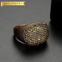 【全品70%OFFクーポンで1494円 ラストスパート3DAYS 先着500名様】 リング キュービックジルコニア イエロー ピンク ブラック 真鍮 ピンクゴー...