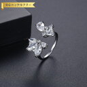 【全品70%OFFクーポン 円高還元セール!!4/20-21】 リング レディース キュービックジルコニア ホワイト 真鍮 シルバー フリーサイズ r20123...