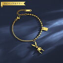 【全品70%OFFクーポンで1794円 先着500名様 店舗レビュー4000件感謝セール】 ブレスレット 石なし ステンレス イエローゴールド カニカン 可愛い かわいい カジュアル アニマル ウサギ 兎 うさぎ ラビット 16cm+4cm tb21032035