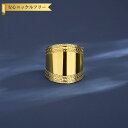 【全品70%OFFクーポン 円高還元セール!!4/20-21】 リング レディース 石なし ステンレス イエローゴールド フリーサイズ tr22011206
