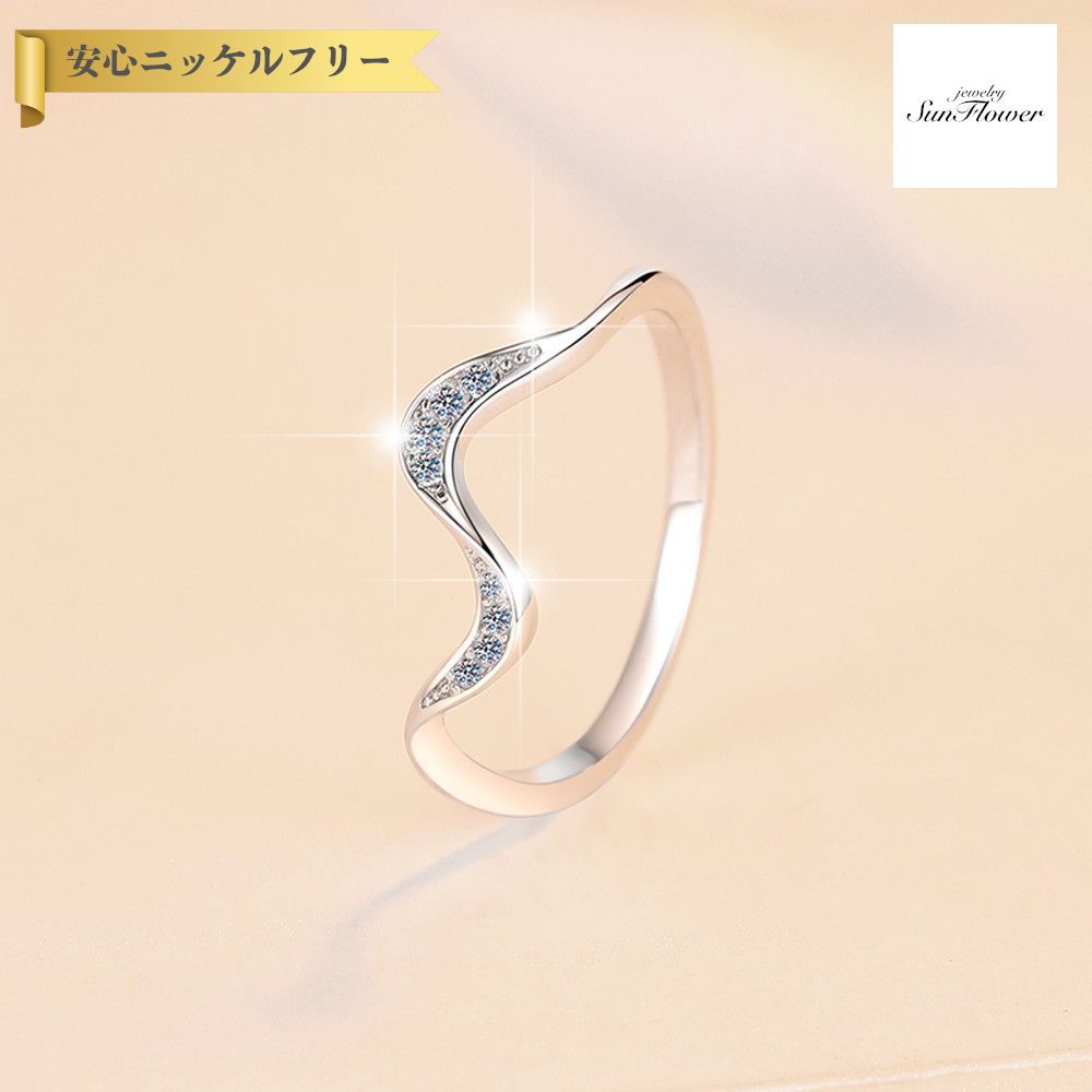 【60%OFFクーポン対象商品!!サンフラワーセールクーポン!先着500名様】 リング レディース モアサナイト ホワイト シルバー925 シルバー 8号 9号...