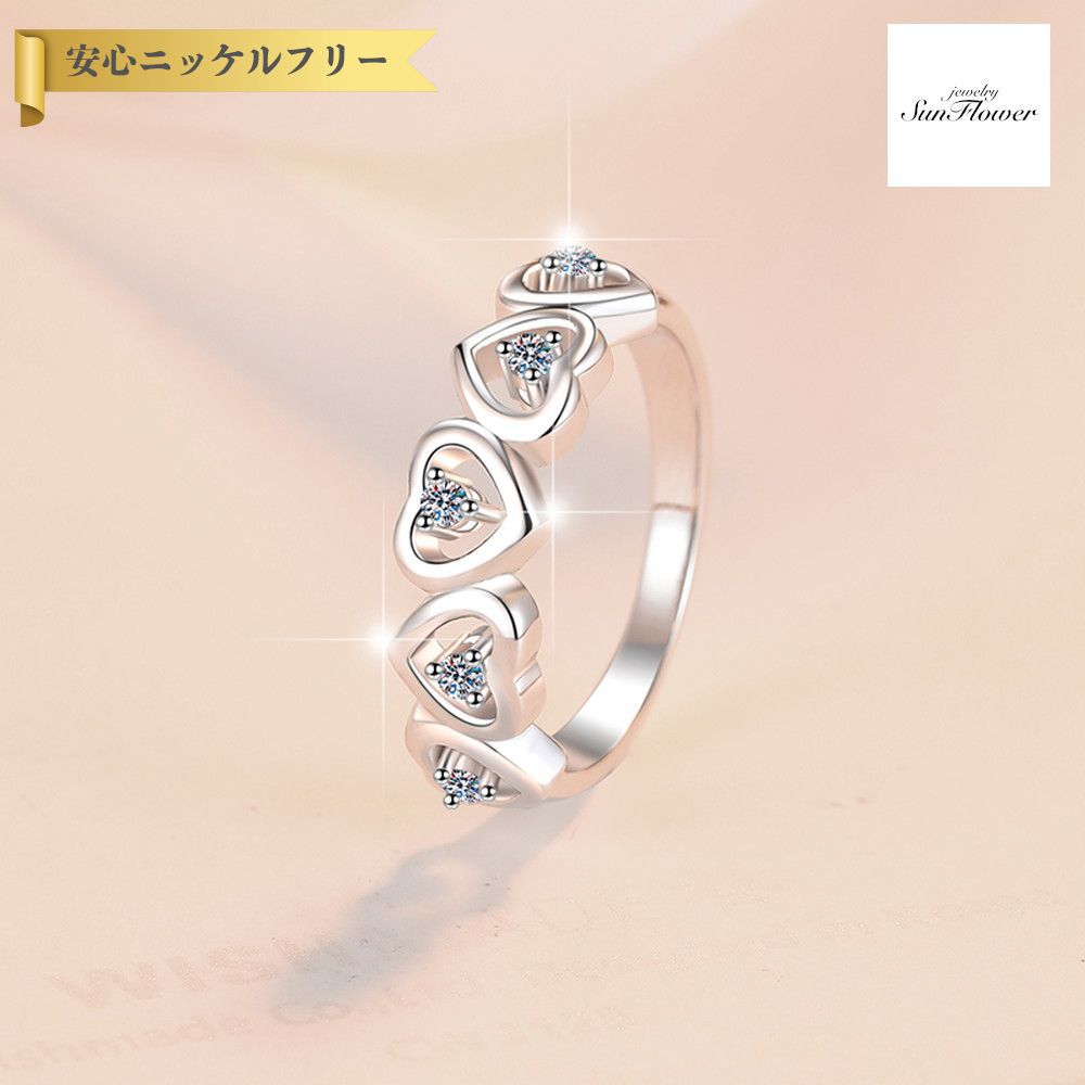 【60%OFFクーポン対象商品!!THANKS 3DAYSご愛顧感謝セール!先着500名様】 リング レディース モアサナイト ホワイト シルバー925 シルバー 8号 9号 11号 14号 16号 18号 mjz160