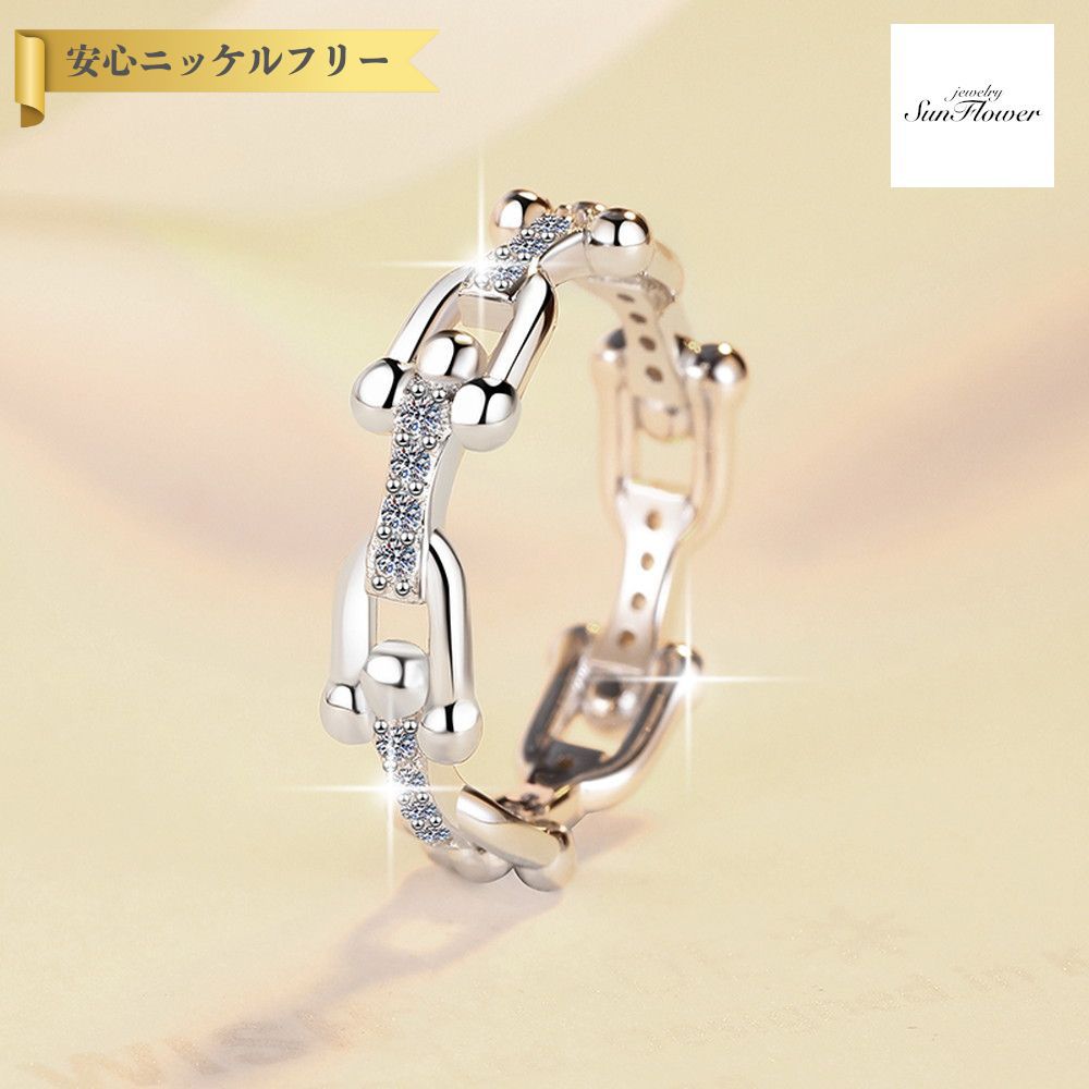 【60%OFFクーポン対象商品!!サンフラワーセールクーポン!先着500名様】 リング レディース モアサナイト ホワイト シルバー925 シルバー 9号 11...