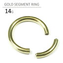 ボディピアス 14G 軟骨ピアス メンズ レディース つけっぱなし サージカルステンレス 金属アレルギー対応 かわいいフープ 片耳 軟骨 ピアス ゴールド セグメントリング セカンドピアス トラガス 舌ピアス 口ピアス 鼻ピアス ボディーピアス(4)