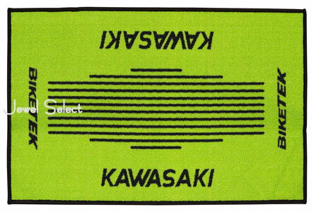即納 Kawasaki カワサキ ドアマット 玄関マット お部屋のインテリアマットとしても 60cm×90cm