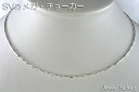 定形郵便で送料80円!□□シルバー・カットロープオメガチョーカー太め 45cm□□【あす楽対応_関東】【楽ギフ_包装】