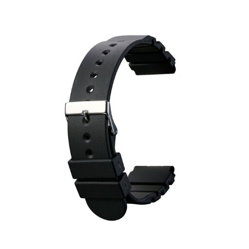 BAMBI バンビ 時計バンド ウレタン ブラック BGB014A 20mm 送料無料 BAMBI バンビ 時計バンド ウレタン ブラック BGB014A 20mm 送料無料