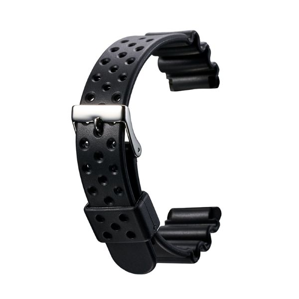 BAMBI バンビ 時計バンド ウレタン ブラック BGB110A 15mm 16mm 18mm 送料無料(2)