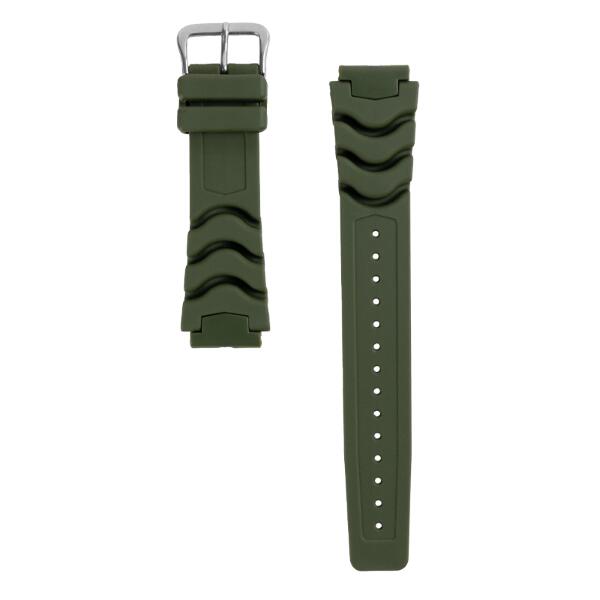 BAMBI バンビ 時計バンド ウレタン アーミーグリーン BGE710OP 14mm 16mm 18mm 20mm 送料無料