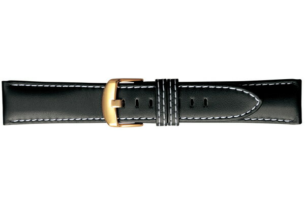 BAMBI バンビ SCOTCHGARD 牛革 BCME004W1 黒 メンズ 20mm 22mm ギフト対応 送料無料