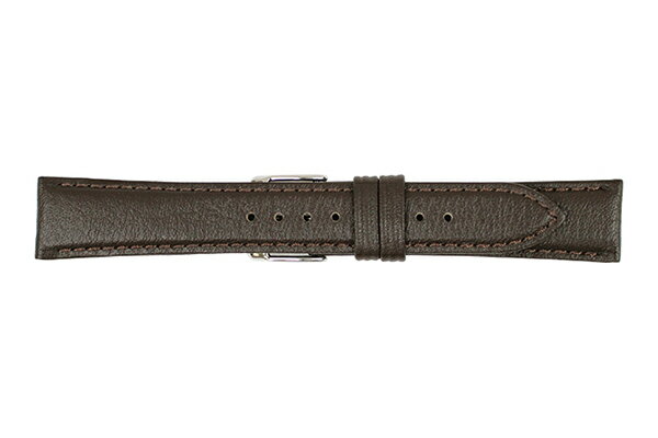 腕時計ベルトBAMBI バンビ 牛革 ウォッシャブルバンド BCE060B ダークブラウン メンズ 16mm 17mm 18mm 19mm 20mm 22mm ギフト対応 送料無料