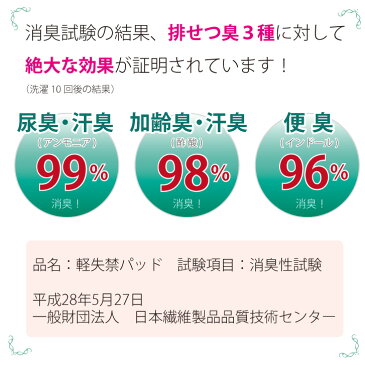 布製【消臭!軽失禁パッド ★3枚セット★】さらさら吸水で快適!水分ケアに! 15cc対応 軽い尿モレ対策 肌面シルクニットの布ナプキン メール便送料無料 軽失禁用品
