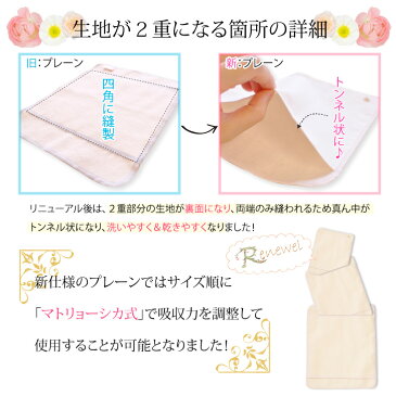 布ナプキン ベーシック【プレーン Sサイズ(1枚)】生成り 軽い日 昼用 ライトサイズ ハンカチタイプ