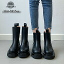 ショートブーツ サイドゴア ソックスブーツ ラウンドトゥ レディース 厚底 5.5cmヒール ミドル丈 リブニット 女性 美脚 PU 大人 細見せ ゆったり 靴...