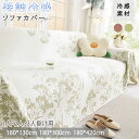 【10%OFFクーポン 6/30まで】ソファカバー マルチカバー 夏用 ひんやり ブランケット 大判 花柄 モダン 長方形 おしゃれ 1人掛け 2人掛け 3人掛け カウチ 冷房対策 汚れ防止 傷防止 キャンプ カーペット 四季通用 肘付き 犬猫対策 北欧 韓国 厚手 無地 洗える かけるだけ