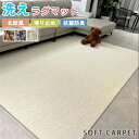ラグマット ラグ 洗える ラグカーペット ラグ カーペット 北欧風 薄手 大きめ 大判 センターラグ デスク下ラグ 長方形 四角 滑り止めマット フロアマット ...