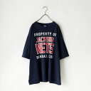  JACKSON MATISSE × JEANS FACTORY ジャクソンマティス × ジーンズファクトリー 別注 PROPERTY OF JACKSON NETS Tシャツ JM22SSJF01-JF メンズ トップス 半袖 M-XL ネイビー/ホワイト