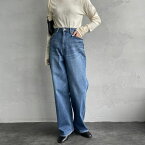 【送料無料】 Urvin アーヴィン 別注 MARION JEANS ハイウエストストレートデニム JUAG4400NB-JF レディース ボトムス 2023AW XS-L 全3色