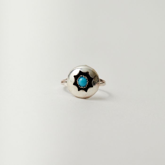 【送料無料】 Indian Jewelry インディアンジュエリー シャドーボックスリング SHADOW-BOX-RING メンズ アクセサリー F シルバー