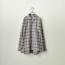 【送料無料】 INDIVIDUALIZED SHIRTS インディビジュアライズド シャツ 別注 リラックスフィット チェックシャツ IS200016000-JF レディース トップス 長袖 F ネイビー