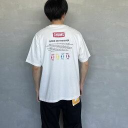 【送料無料】 CHUMS チャムス 別注 ヒストリーロゴ バックプリントTシャツ CH01-2311-JF メンズ トップス 半袖 M-XL 全3色