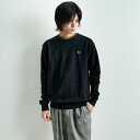【送料無料】 FRED PERRY フレッドペリー 別注 ツインティップライン ワンポイントロゴ刺繍クルーネックスウェット FPM-24A-004-JF メンズ...