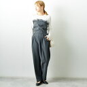 【店内全品送料無料】 USINE ユジーヌ チュールベアサロペット 2430301 レディース ボトムス F グレー/ブラック