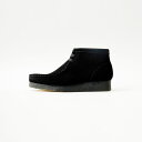 【送料無料】 Clarks クラークス レディース ワラビーブーツ(ブラックスエード) 26155521 レディース 靴 4-5 ブラック