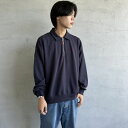 【送料無料】 U.S.POLO ASSN. ユーエスポロアッスン 別注 ワンポイントロゴ刺繍 ハーフジップポロスウェット PLM43103IN-JF メンズ ト...