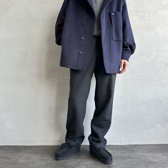 【送料無料】 GRAMiCCi グラミチ ウールリラックスドプリーツドトラウザー G4FM-P065 メンズ ボトムス イージーパンツ M/L グレー