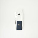 【送料無料】 FRED PERRY フレッドペリー ジャガードソックス C8160 メンズ 靴下 6-8 ホワイト/ブラック