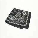 FAME ACCESSORIES フェイムアクセサリーズ ライトペイズリーデザイン スクエアスカーフ LIGHT-PAISLEY-DESIGN メンズ 2025...