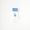 MLB エムエルビー MLB ラインソックス MLB-193 メンズ 靴下 F ブルー/ネイビー