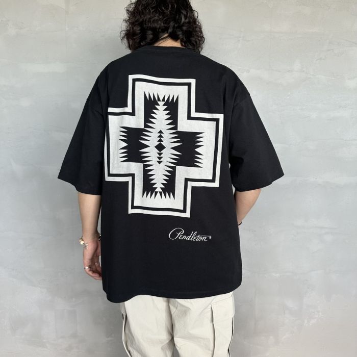  PENDLETON ペンドルトン 別注 ネイティブ柄バックプリント ショートスリーブTシャツ 4275-6216-JF メンズ トップス 半袖 2024SS M-LL 全5色