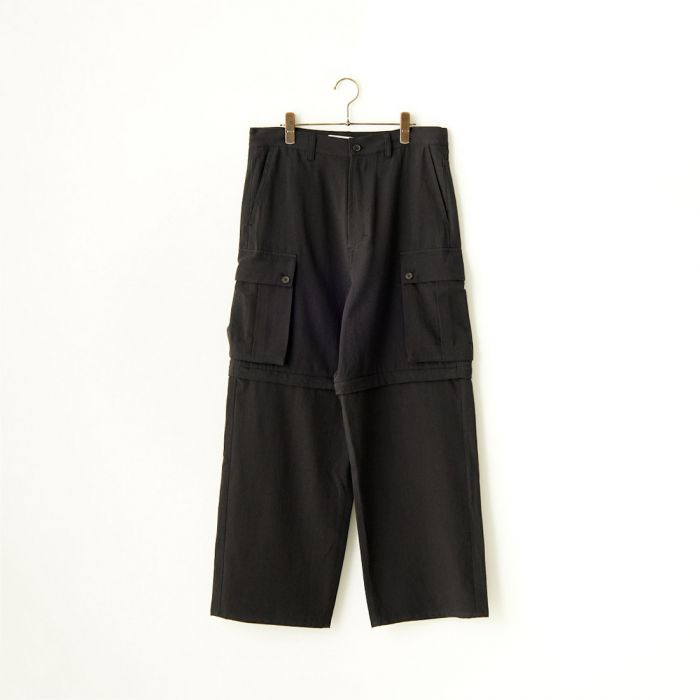 【送料無料】 BASISBROEK バージスブルック ZYCU カーゴパンツ BJ-81CH メンズ ボトムス ワークパンツ 2024SS M/L ブラック/グリーン