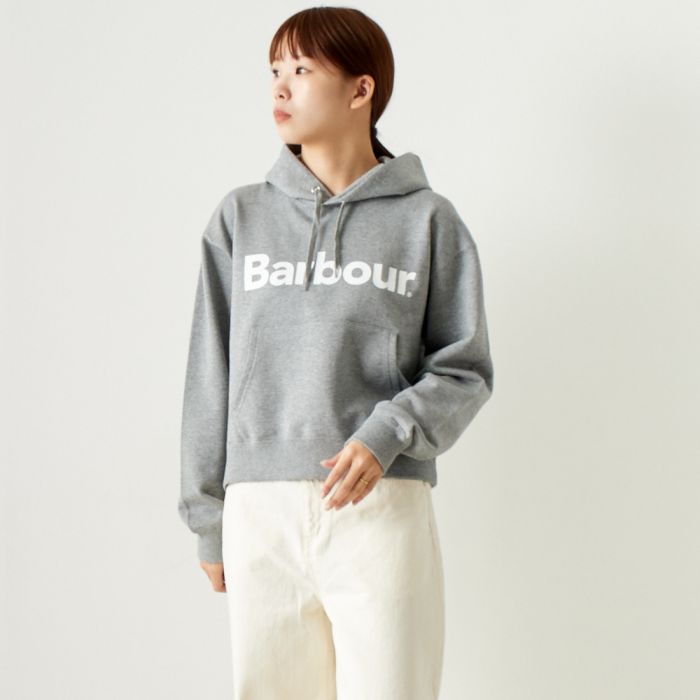 【送料無料】 Barbour バブアー BARBOURロゴ スウェットフードパーカー 241LOLG002 レディース トップ..