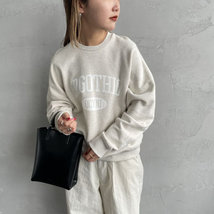 【送料無料】 MICA&DEAL マイカアンドディール ERGOTHIO ロゴプリントスウェットプルオーバー 0124109009 レディース トップス 長袖 2024SS F 全3色のサムネイル