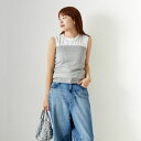  MICA&DEAL マイカアンドディール ラメベアトップ＆タンクセット 0124209083 レディース トップス Tシャツ 2024SS F シルバー/ゴールド