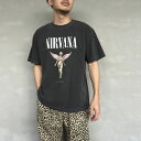 【送料無料】 GOOD ROCK SPEED グッドロックスピード 別注 NIRVANA ロックプリントTシャツ INTN-008-JF メンズ トップス 半袖 2024SS L/XL グレー