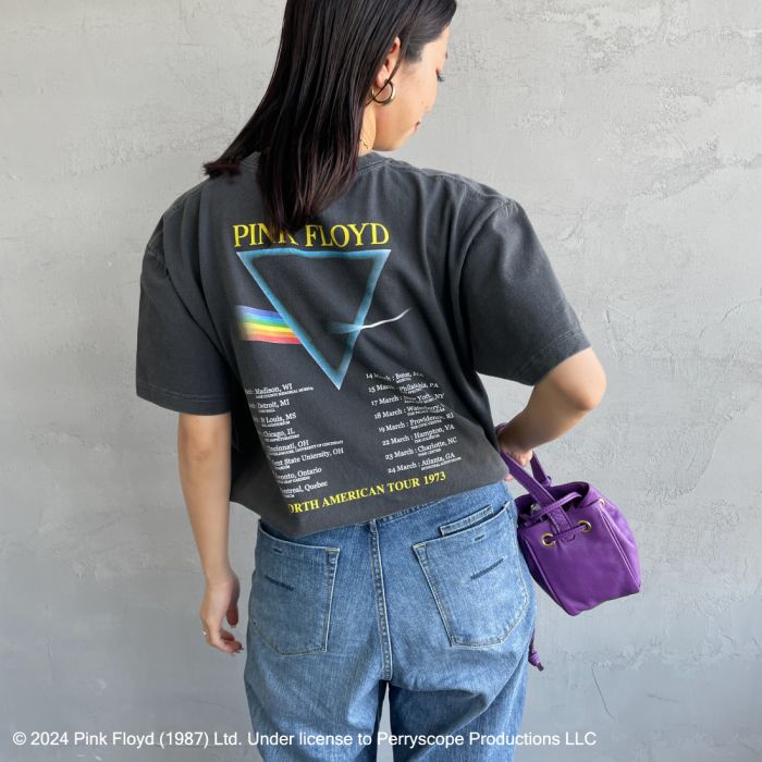 【送料無料】 GOOD ROCK SPEED グッドロックスピード 別注 PINK FLOYD ロックプリントTシャツ INTN-007-JF レディース トップス 半袖 F グレーのサムネイル