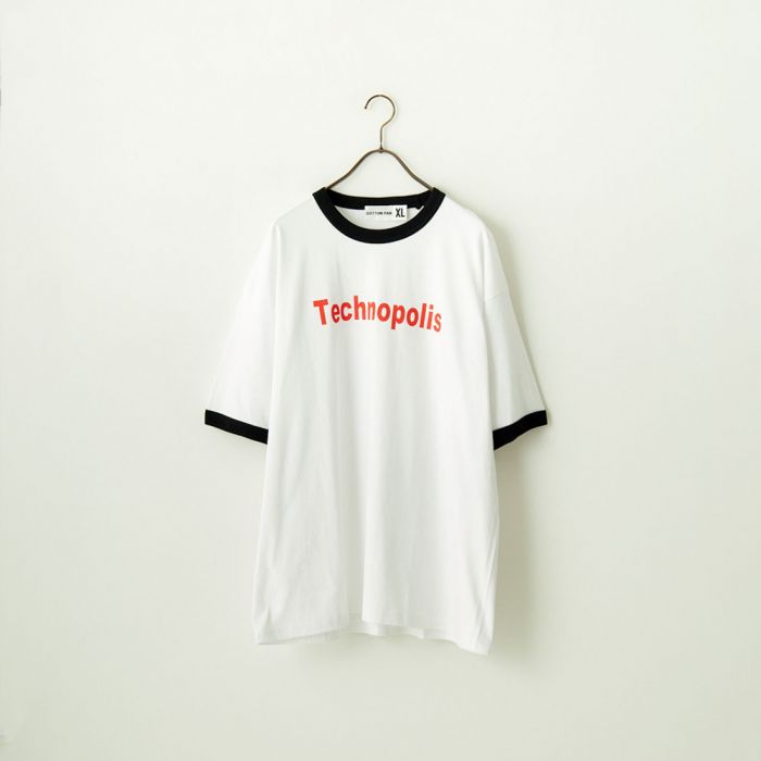 【送料無料】 COTTON PAN コットンパン TECHNOPOLIS Tシャツ CT-007 メンズ トップス 半袖 2024SS XL ホワイト