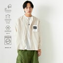 Jeans Factory Clothes ジーンズファクトリークローズ ロングスリーブ テックリネンバンドカラーシャツ EPC-41100 メンズ トップス 長袖 M/L 全6色