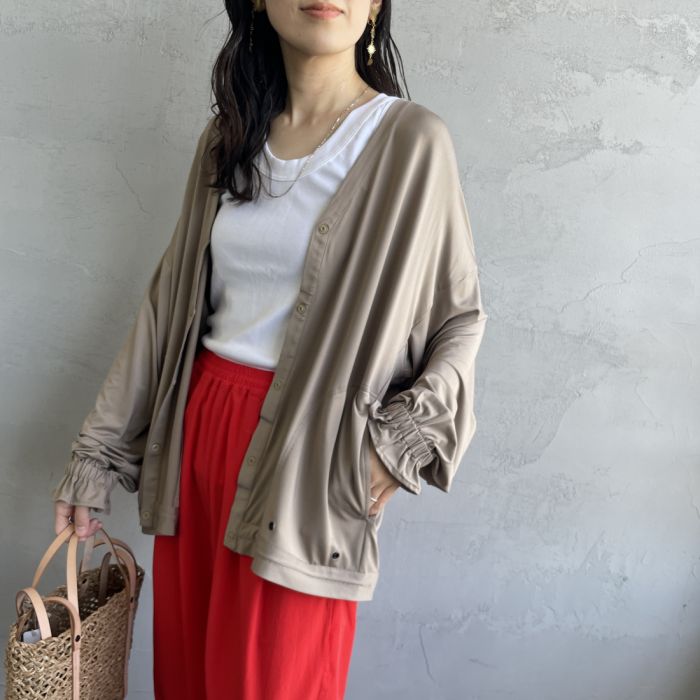 Jeans Factory Clothes ジーンズファクトリークローズ ラッシュガードVネックカーディガン IN1-CST-4 レディース アウター S/M 全3色