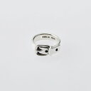 【店内全品送料無料】 XOLO JEWELRY ショロジュエリー バックルリング XOR030 メンズ アクセサリー 2025AW L シルバー