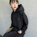 【予約商品】【送料無料】 FRED PERRY フレッドペリー 別注 フードロゴ刺繍スウェットパーカー FPM-25A-026JF レディース トップス 長袖 2025AW S 全4色