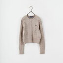【予約商品】【送料無料】 FRED PERRY フレッドペリー 別注 ケーブルニットカーディガン FPW-25A-008JF レディース トップス ニット 長袖...