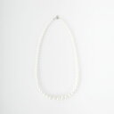 【店内全品送料無料】 STELLA CIFFON ステラシフォン コットンパールロングネックレス AST3-26N13 レディース アクセサリー 2025AW F ホワイト