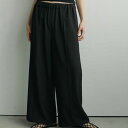 【送料無料】 anuke アンヌーク ピンタックワイドパンツ 62520730 レディース ボトムス 2025AW F ブラック/ブラウン