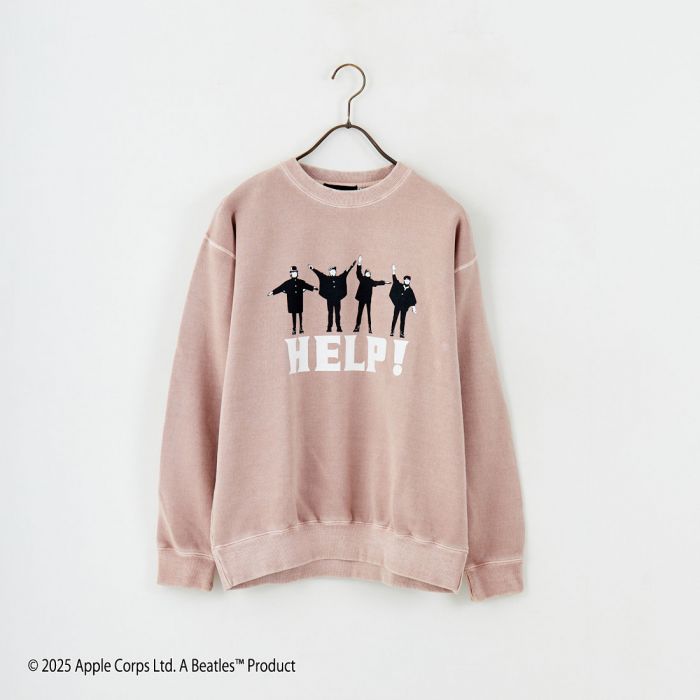 【送料無料】 GOOD ROCK SPEED グッドロックスピード 別注 THE BEATLES プリントスウェット INTN-019-JF メンズ トップス 長袖 2025AW L/XL ピンク