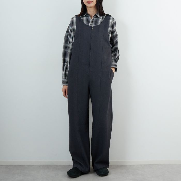 【送料無料】 ANTGAUGE アントゲージ ルーズストレートサロペット C2369 レディース ボトムス 2025AW F..